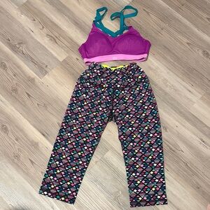 Colorful Victoria’s Secret Workout Set